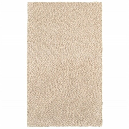 Palacedesigns Modern Soft Tan Indoor Area Rug - Tan - 5' x 7' PA3089507